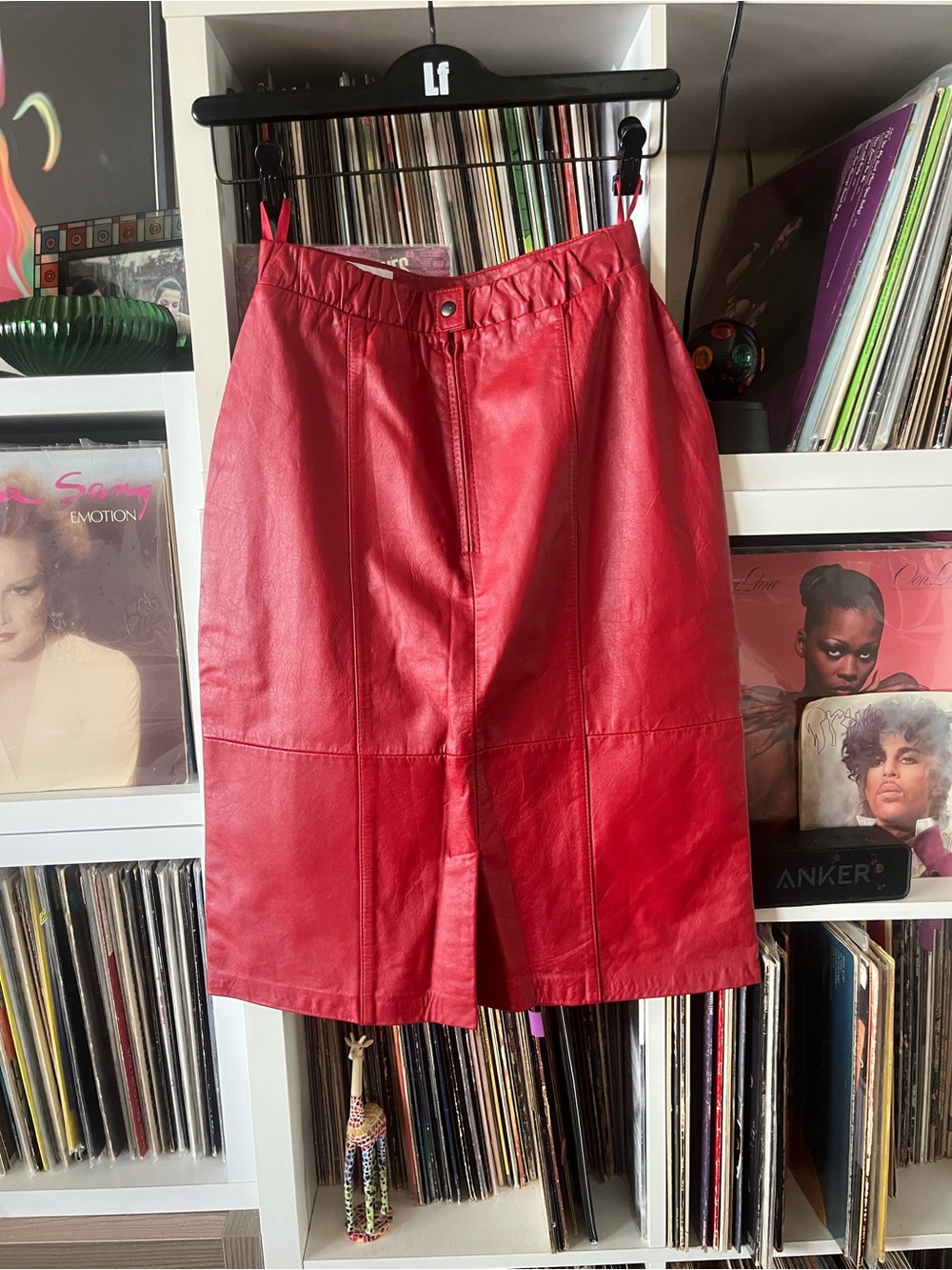 Vintage Leathers by Tibor genuine leather midi skirt size S